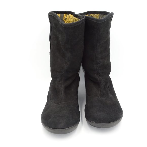 Fly London Blk Suede Slouch Ankle Boots | EUC | 39 - Picture 2 of 16